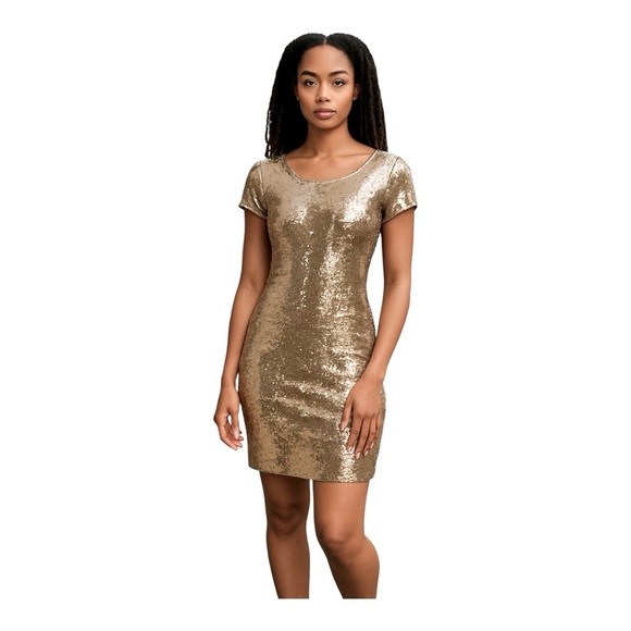 Renn Flip Sequin Dress - New Year’s eve or holiday party! size 10 - Picture 1 of 9